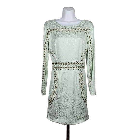 HOUSE OF CB PEYTON JACQUARD BODYCON DRESS - Picture 1 of 15